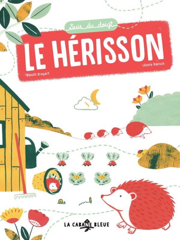 Suis du doigt le hérisson