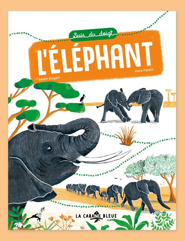 Suis du doigt l'éléphant